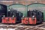 BMAG 10271 - ETB Staßfurt "100 617-0"
28.03.1999 - Staßfurt, BahnbetriebswerkGünter Krall (Archiv Mathias Lauter)