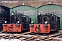 BMAG 10271 - ETB Staßfurt "100 617-0"
28.03.1999 - Staßfurt, Bahnbetriebswerk
Günter Krall (Archiv Mathias Lauter)