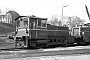 Gmeinder 5121 - DB "Köf 332 002-5"
05.04.1969 - Altenkirchen, Bahnbetriebswerk
(Archiv Andreas Schmidt)