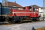 Gmeinder 5258 - DB "332 021-5"
15.01.1991 - Singen, Bahnbetriebswerk
Rolf Wiemann † (Archiv deutsche-kleinloks.de)